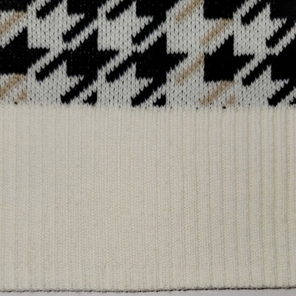 NWT Men's Shaquille O'Neal Big & Tall Crew Pullover Sweater Houndstooth $80 - Picture 5 of 5